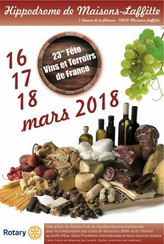 23ème Fête Vins dt Terroirs de France à Maisons-Laffitte